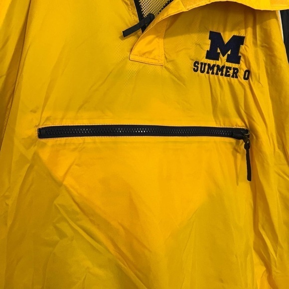 HOLLOWAY Yellow and Blue Pullover RACERS Jacket L - Picture 9 of 12